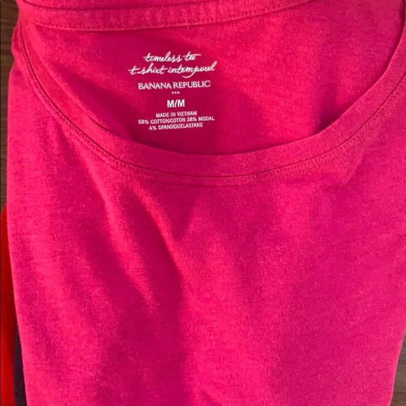 💥HP Banana republic short sleeve bundle NWT top m - Picture 4 of 6